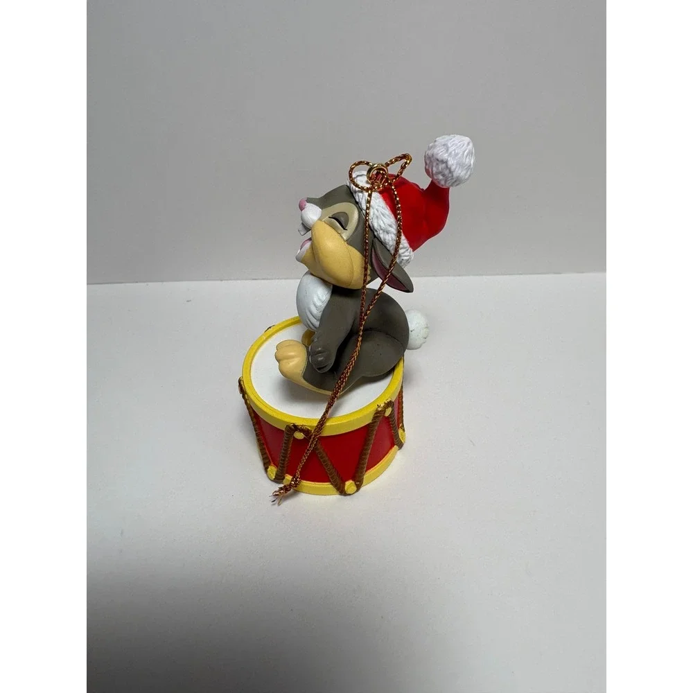 Disney Christmas Magic Thumper Rabbit on Drum Ornament Bambi Holiday w Box